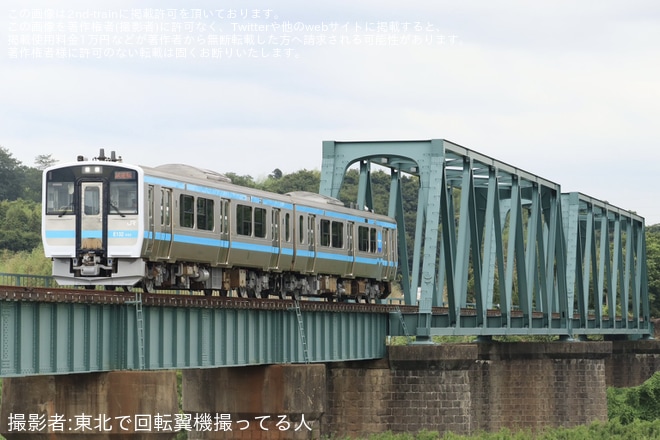 【JR東】キハE132-502+キハE131-郡山総合車両センター出場試運転