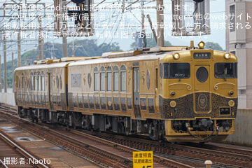 【JR九】或る列車　唐津線に入線 