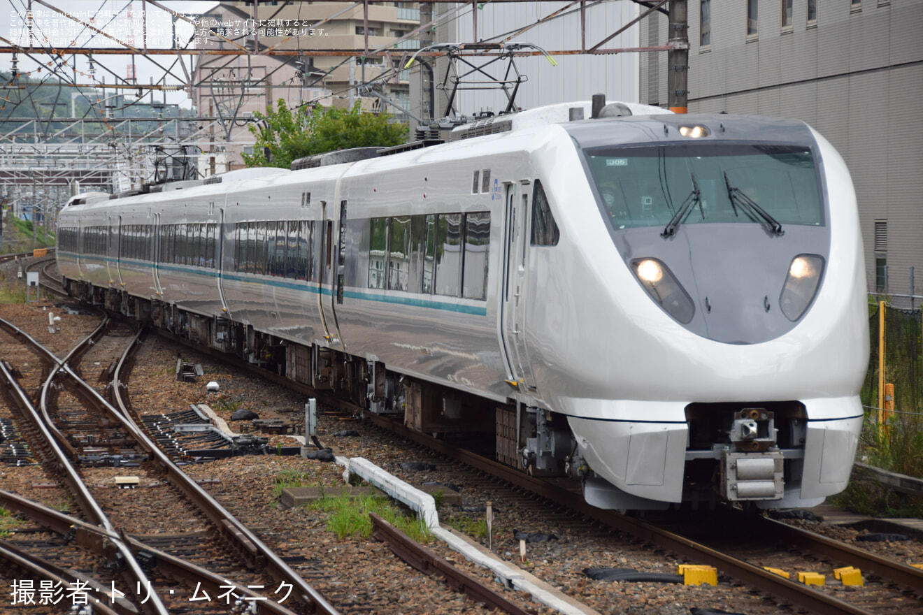 【JR西】289系J05編成吹田総合車両所本所出場試運転の拡大写真