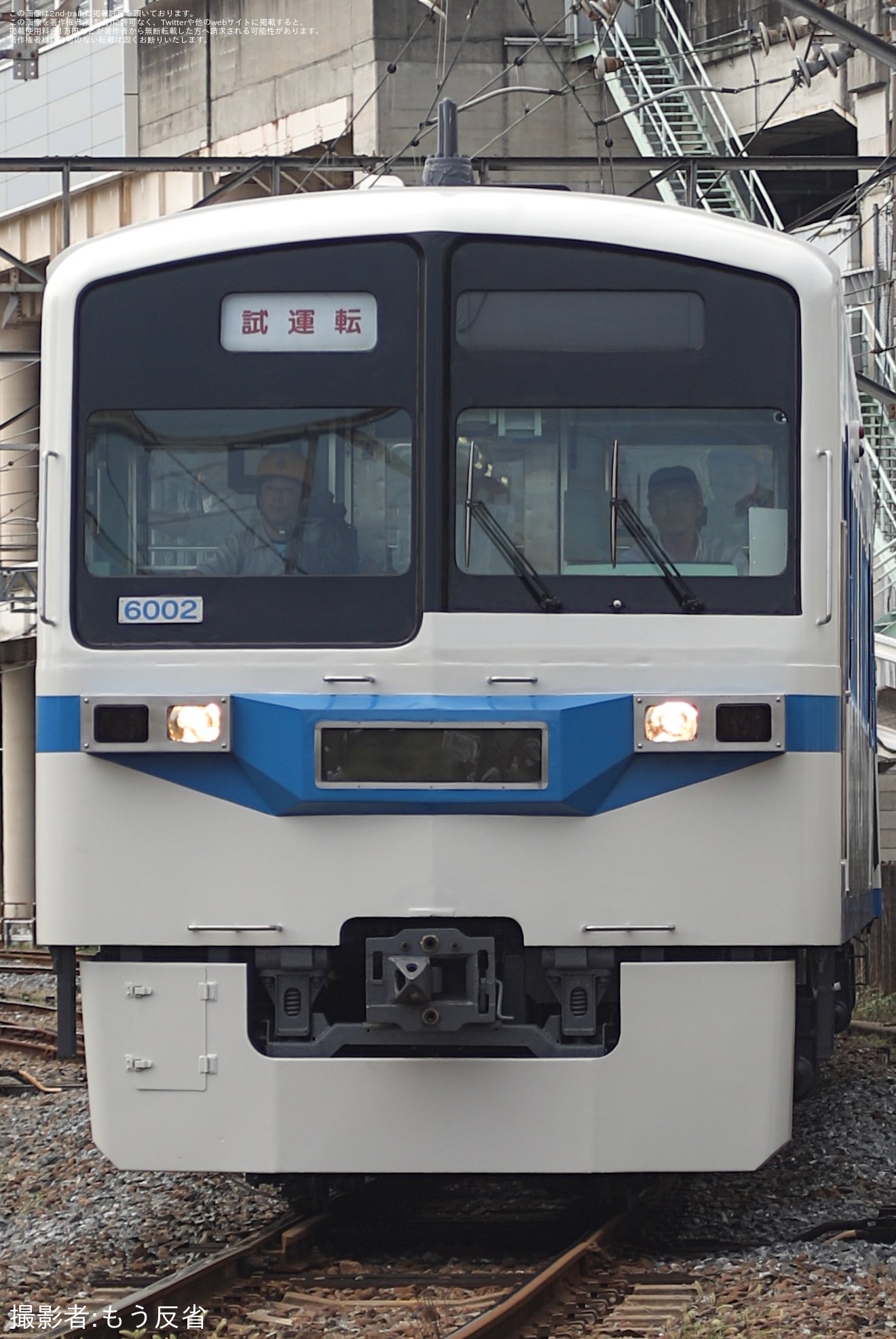 【秩鉄】6000系6002F熊谷工場出場試運転の拡大写真