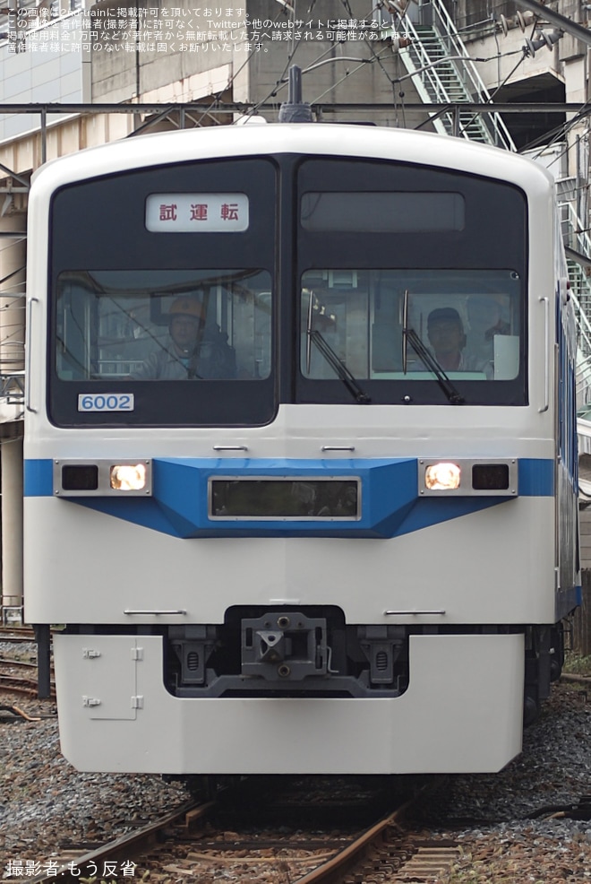 【秩鉄】6000系6002F熊谷工場出場試運転