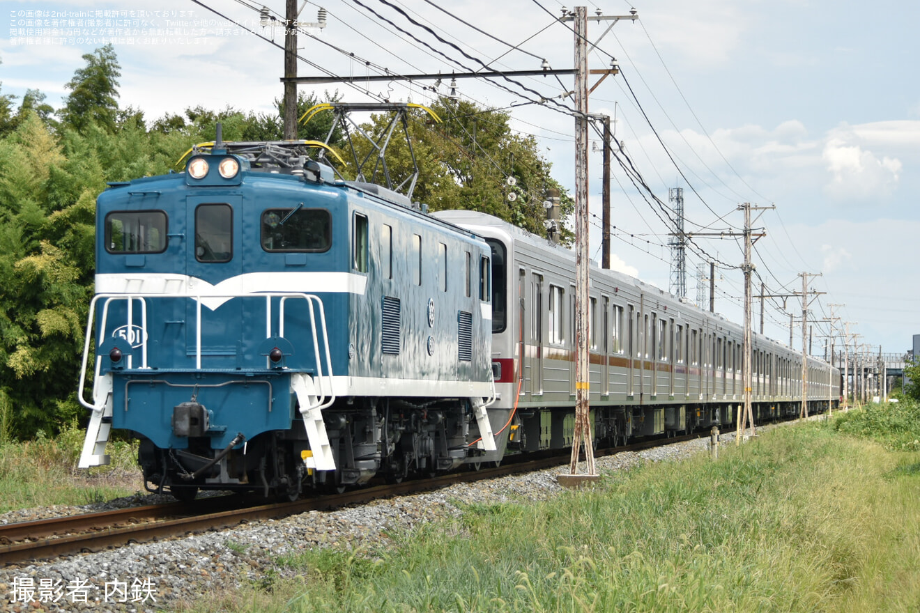 【東武】30000系31407F+31607F南栗橋工場出場回送の拡大写真