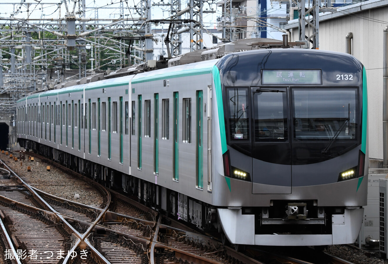 【京都市交】20系2132F(KS32)烏丸線内試運転の拡大写真