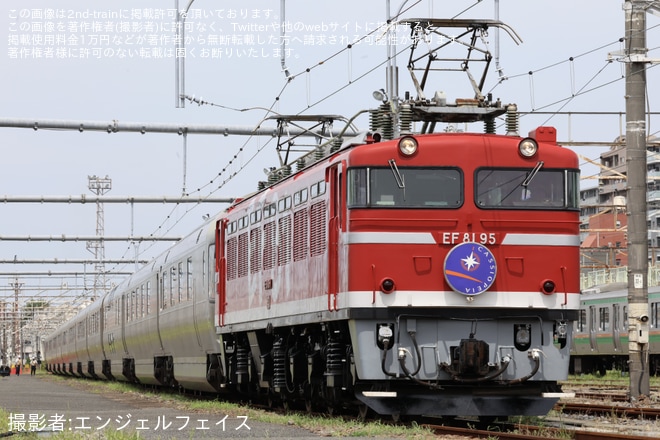 尾久駅で撮影された【JR東】「尾久駅構内カシオペア外観見学会」開催