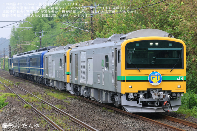 【JR東】快速「GV・SLぐんま横川」がEF64-1031連結で運転を不明で撮影した写真