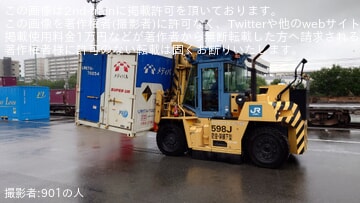【JR貨】吹田貨物ターミナル駅「灼熱のコンテナ撮影会」開催