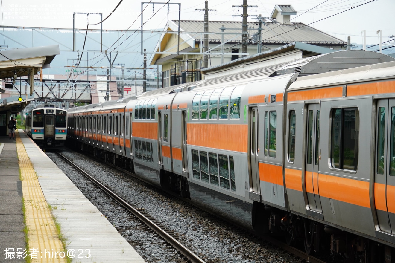 【JR東】E233系0番台トタT8編成長野総合車両センター出場回送の拡大写真