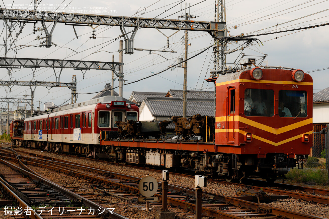 【近鉄】6200系U01 五位堂入場回送の拡大写真