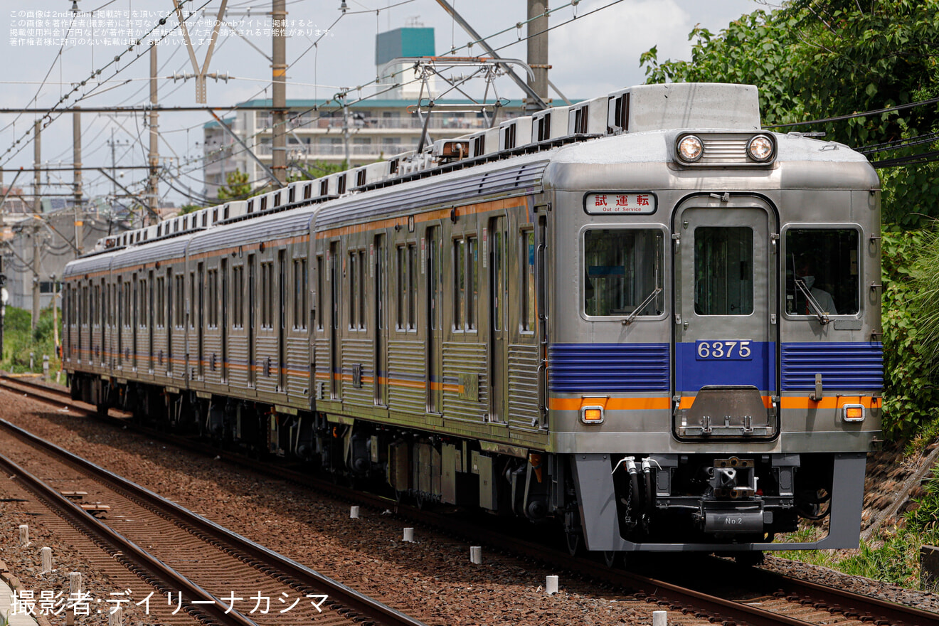 【南海】6300系6325F千代田工場出場試運転の拡大写真