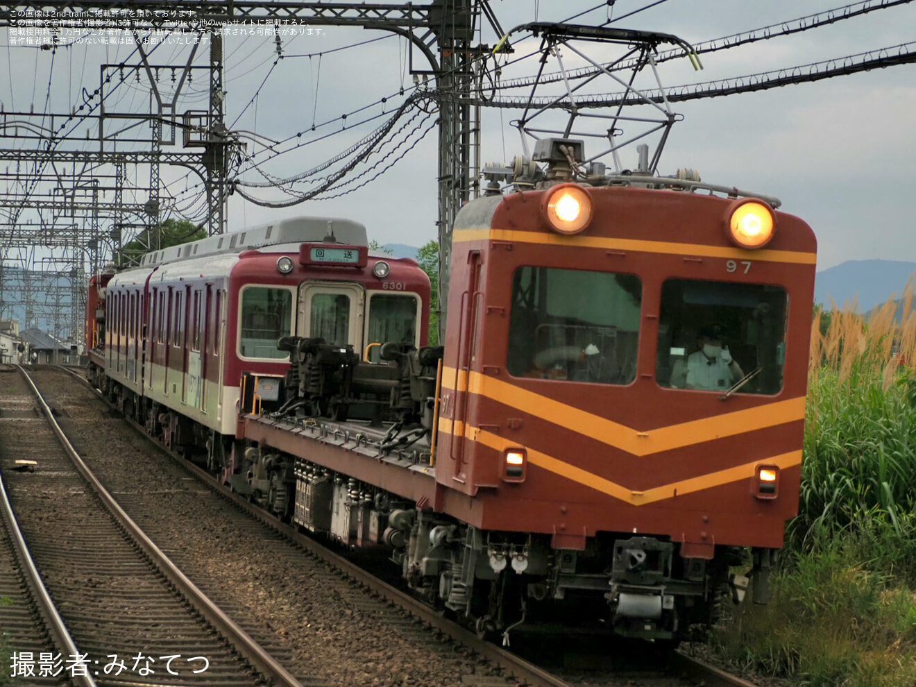 【近鉄】6200系U01 五位堂入場回送の拡大写真
