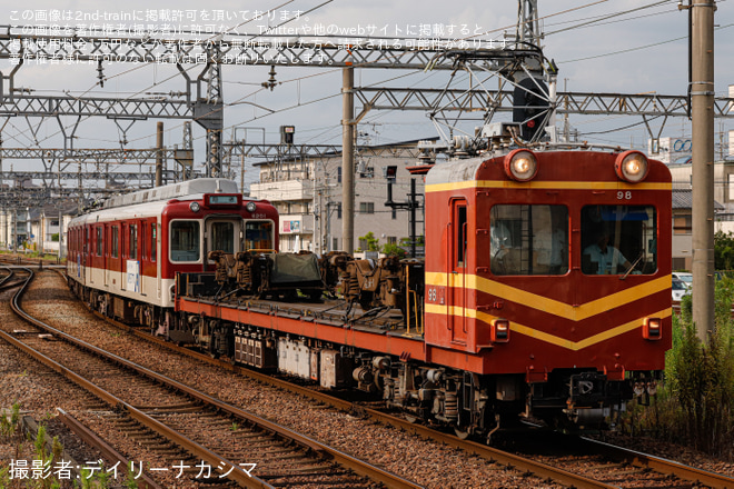 橿原神宮前駅で撮影された【近鉄】6200系U01 五位堂入場回送