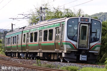 【JR東】E721系0番台P-15編成郡山総合車両センター出場回送