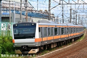 【JR東】E233系0番台青461編成秋田総合車両センター構内試運転