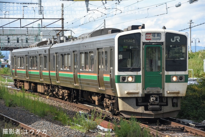 【JR東】719系を使用した臨時快速列車が福島〜米沢間で運転