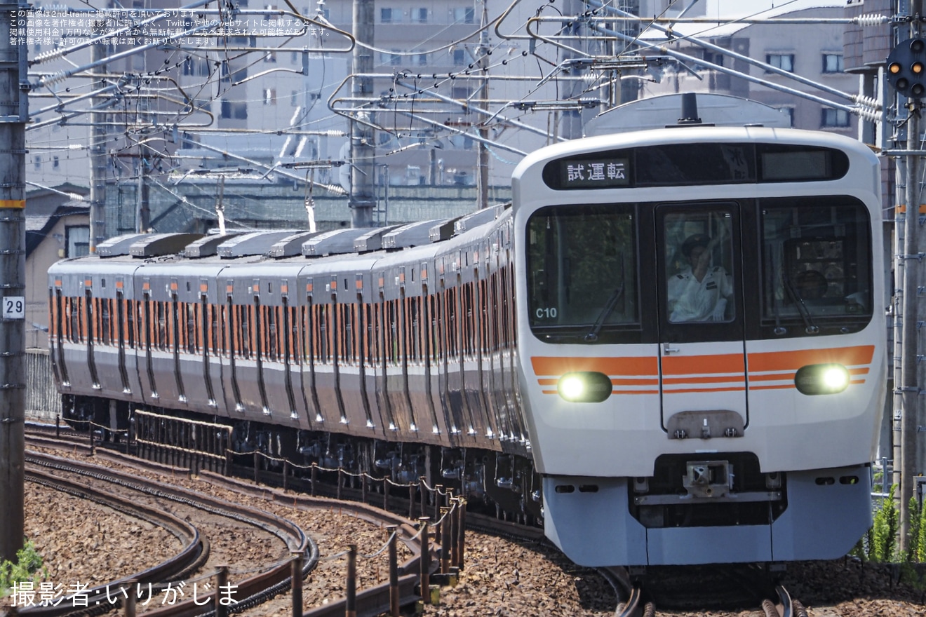 【JR海】315系C10編成が名古屋工場出場試運転の拡大写真