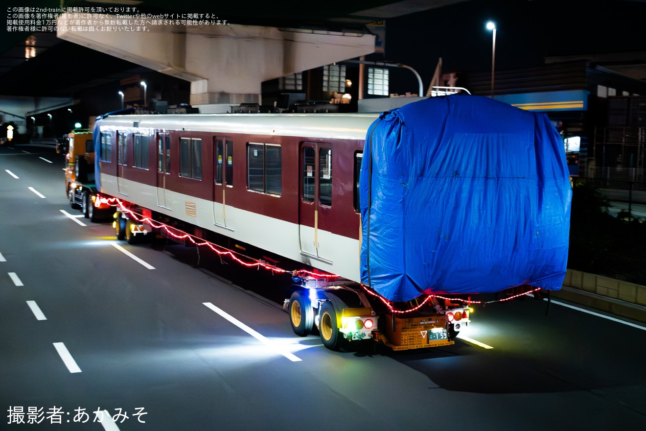 【近鉄】8400系L04廃車陸送の拡大写真