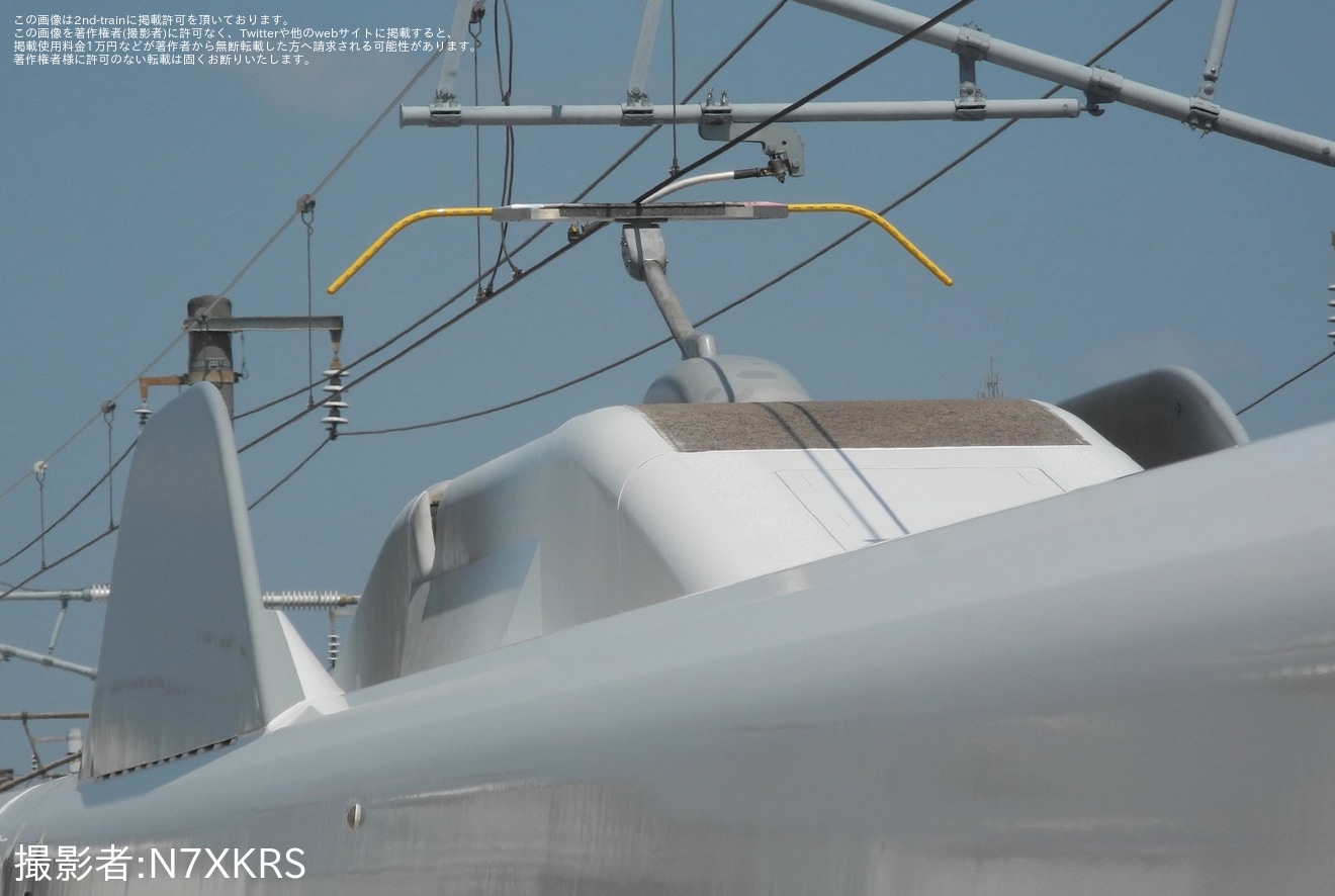 【JR海】N700A(スモールA) X59編成浜松工場第7全検出場試運転の拡大写真