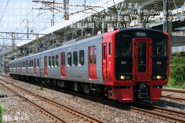 【JR九】813系RM007編成小倉総合車両センター入場(202508)