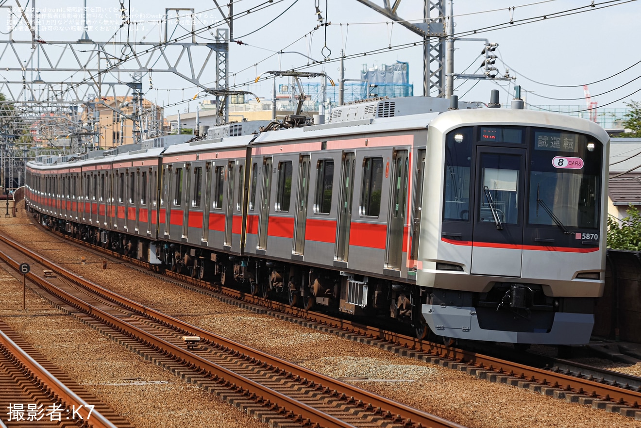 【東急】5050系5170F 出場後のATO調整試運転の拡大写真