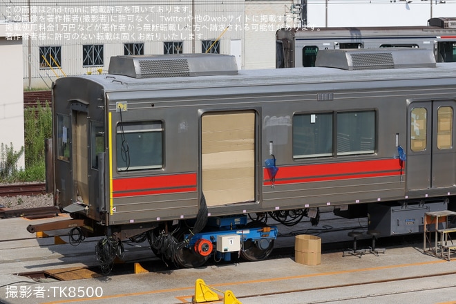 【東急】9000系9005Fデハ9605号車に新たに東洋電機製造製のVVVFインバータ装置設置