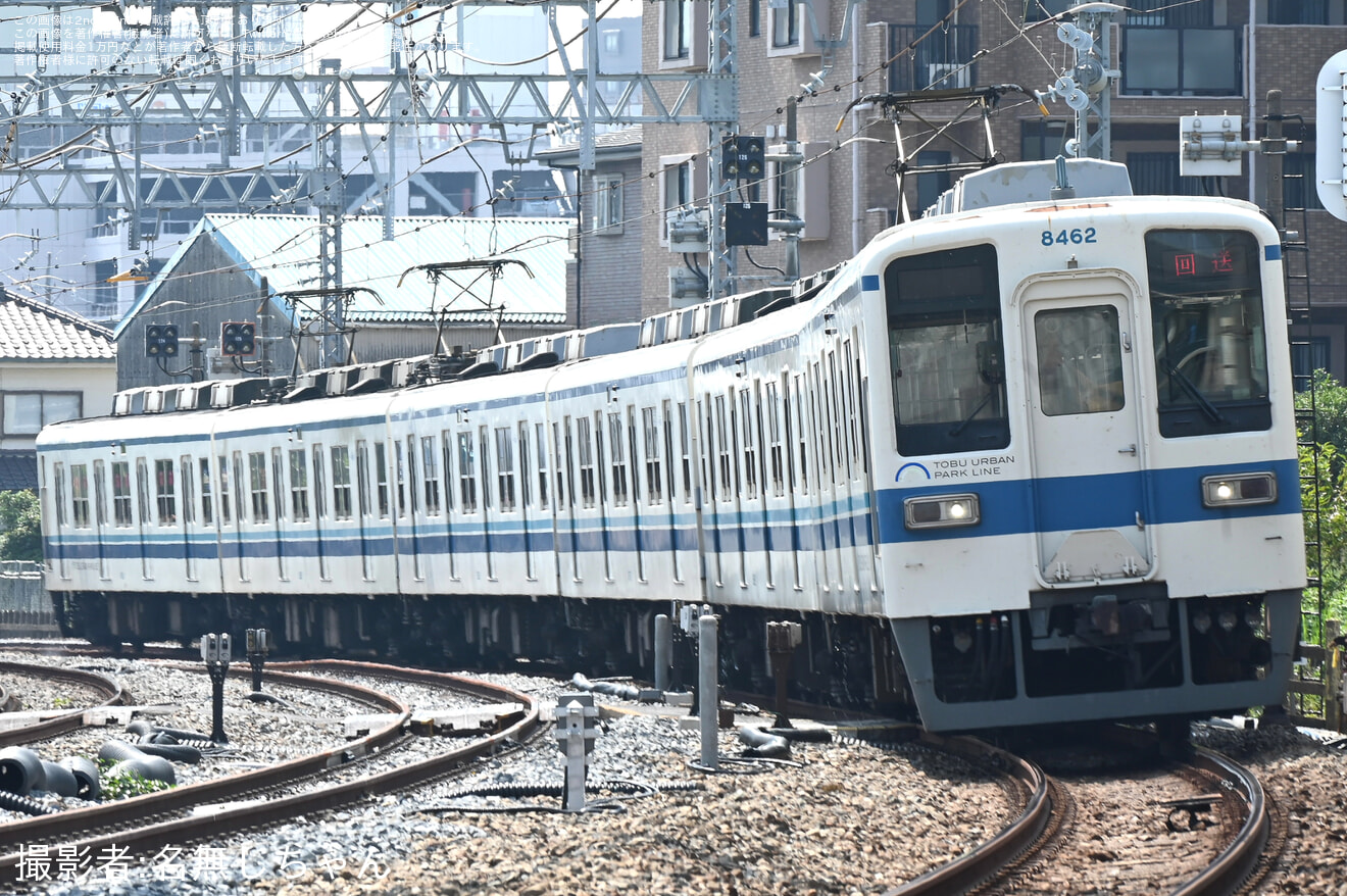 【東武】8000型8162F南栗橋工場入場の拡大写真