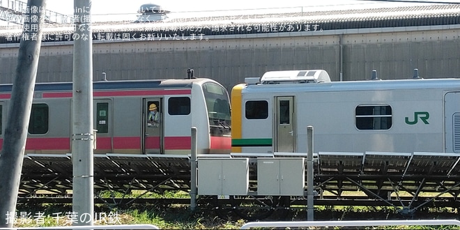 【JR東】E233系5000番台ケヨ501編成とクモヤE493系02編成が連結試験