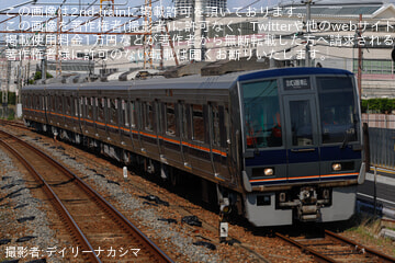【JR西】207系H8編成 吹田総合車両所構内試運転