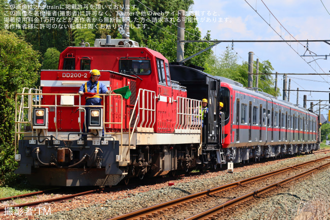 豊川～三河一宮間で撮影された【名鉄】9500系9524F甲種輸送