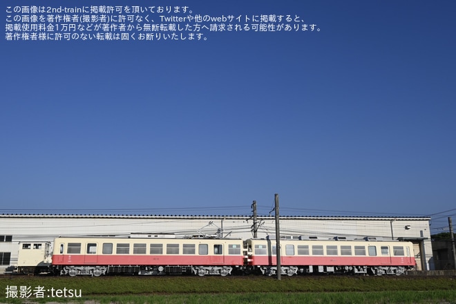 【ことでん】1070形(1071-1072ファンタンゴレッドの塗装に復刻) が営業運転に復帰