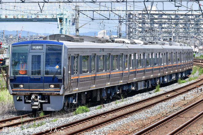 岸辺駅で撮影された【JR西】207系H8編成吹田総合車両所本所出場試運転