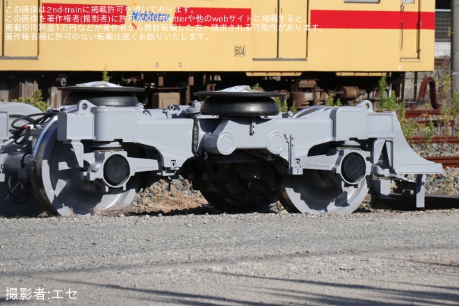 【西鉄】7050形7151Fが多々良車両基地へ搬入・陸送されたことが確認を多々良車両基地付近で撮影した写真