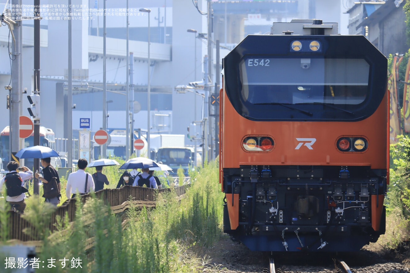 【台鉄】E500型E541+E542東芝府中事業所出場甲種輸送の拡大写真