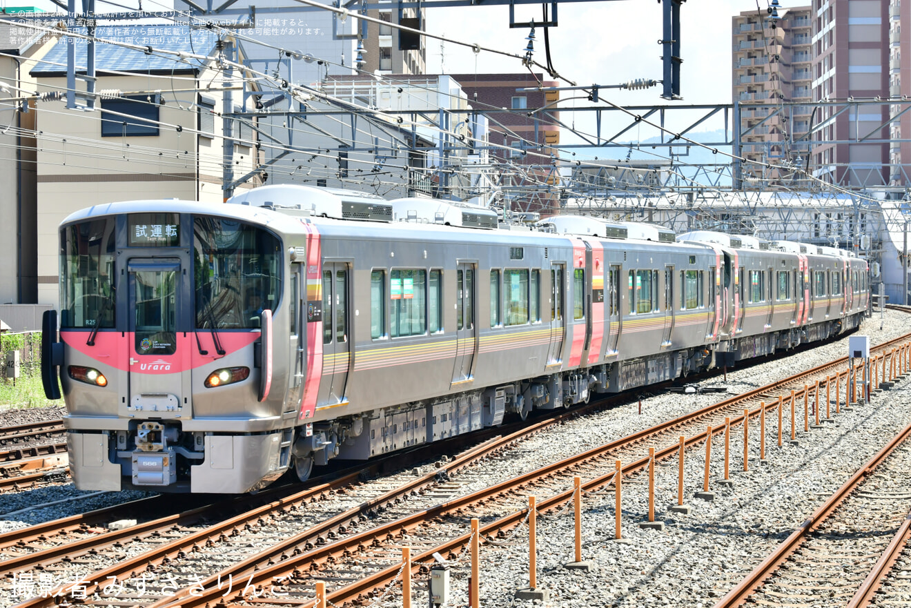 【JR西】227系R25+R26+L36編成近畿車輛出場の拡大写真
