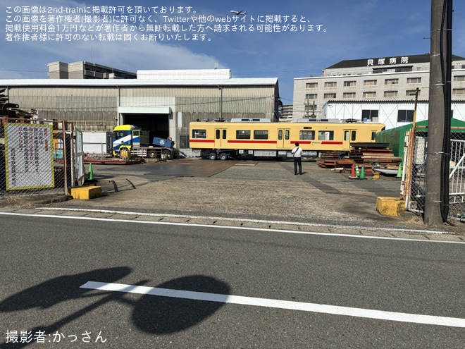 を多々良車両基地付近で撮影した写真