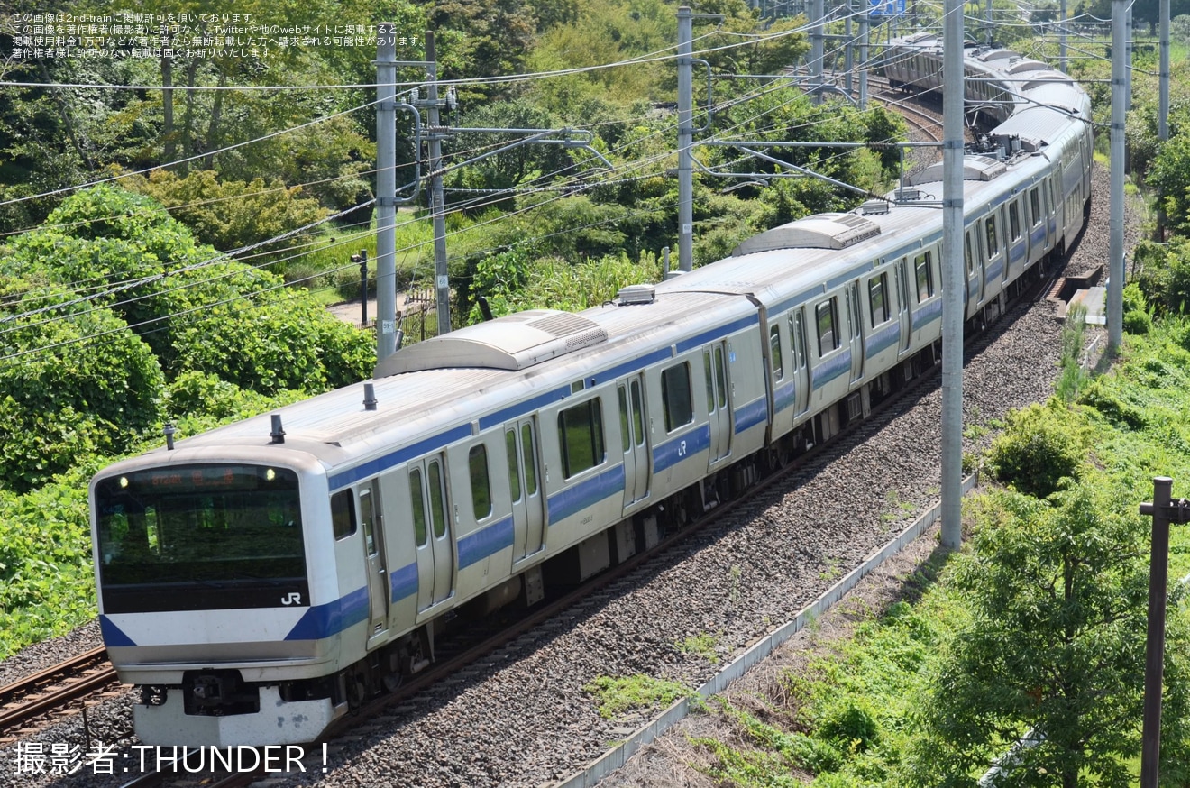 【JR東】E531系K405編成郡山総合車両センター入場の拡大写真