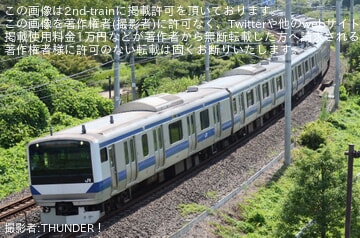 【JR東】E531系K405編成郡山総合車両センター入場