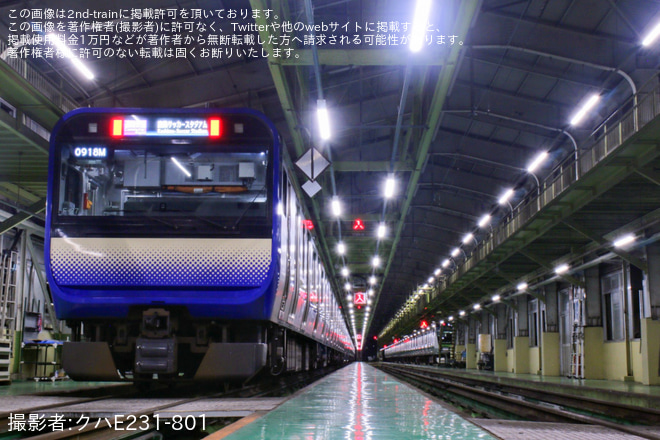【JR東】鎌倉車両センター夜間留置車両撮影イベント「鎌車セ NIGHT3」開催を鎌倉車両センター本所で撮影した写真