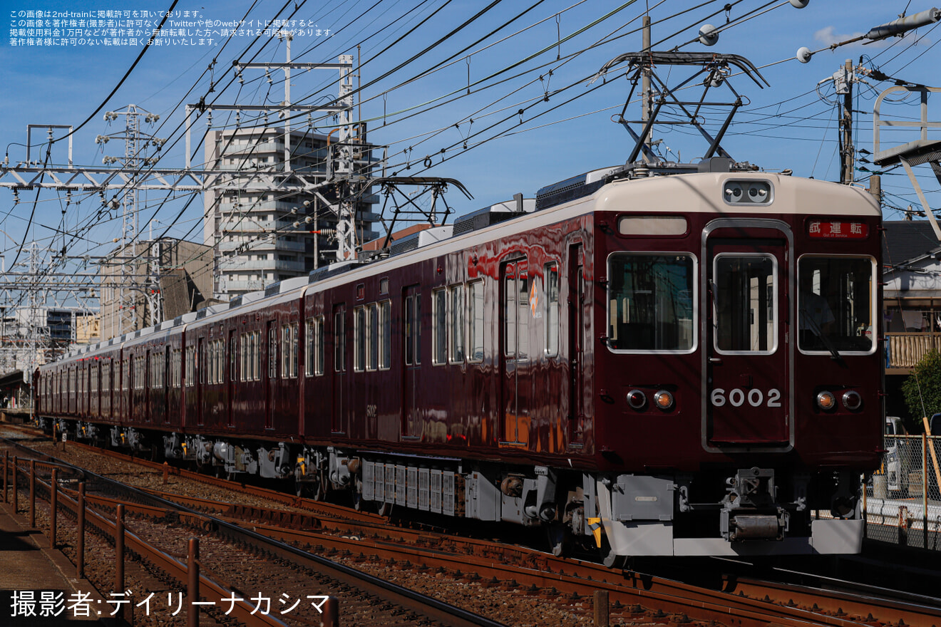 能勢電】6000系6002F正雀工場出場試運転(202508) |2nd-train鉄道
