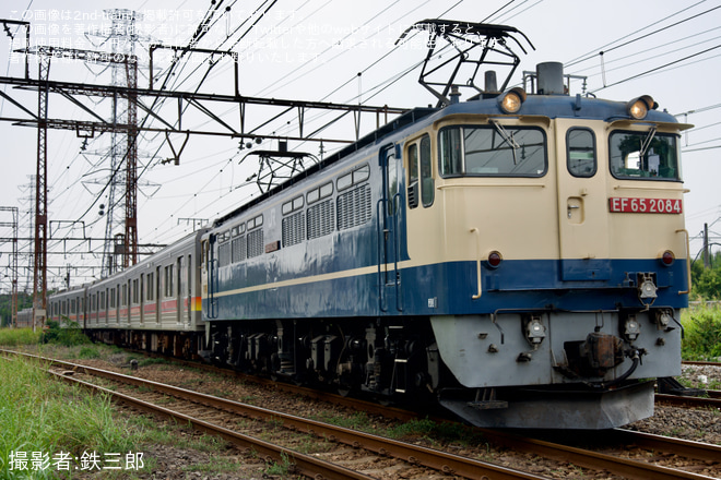 【東急】元東急9000系9011F+9003Fが八王子から甲種輸送を川崎新町～八丁畷間で撮影した写真