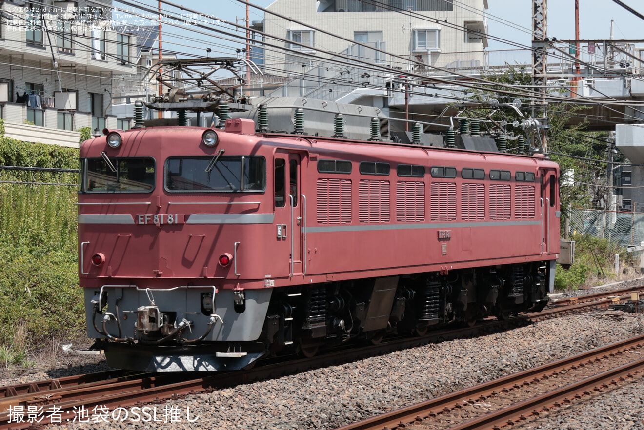 【JR東】EF81-81使用神立試単(20250821)の拡大写真