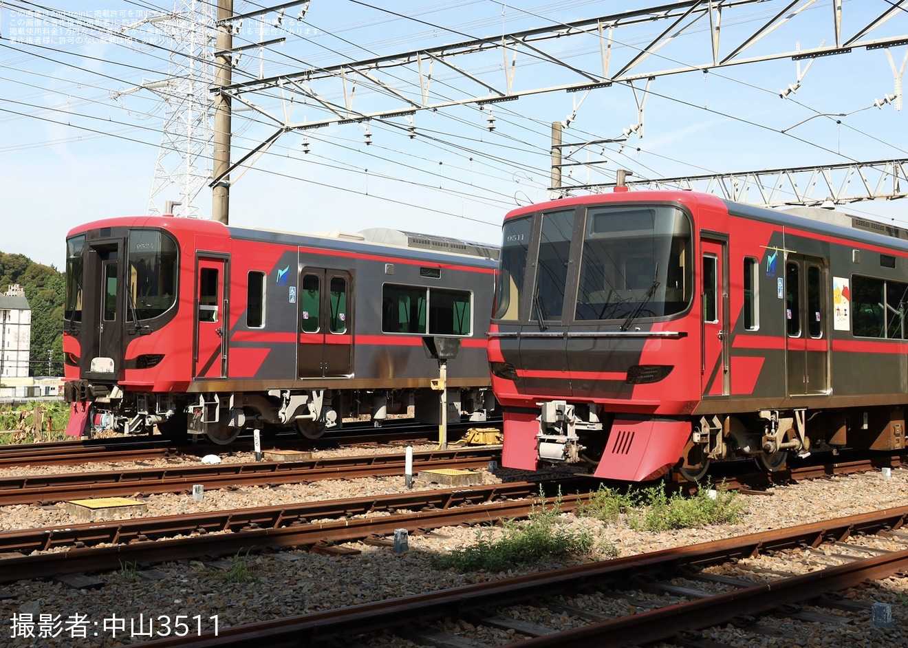 【名鉄】9500系9524Fが自力回送の拡大写真