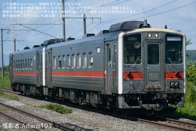 納内～近文間で撮影された【JR北】沼田町夜高あんどん祭りに伴う臨時列車運転