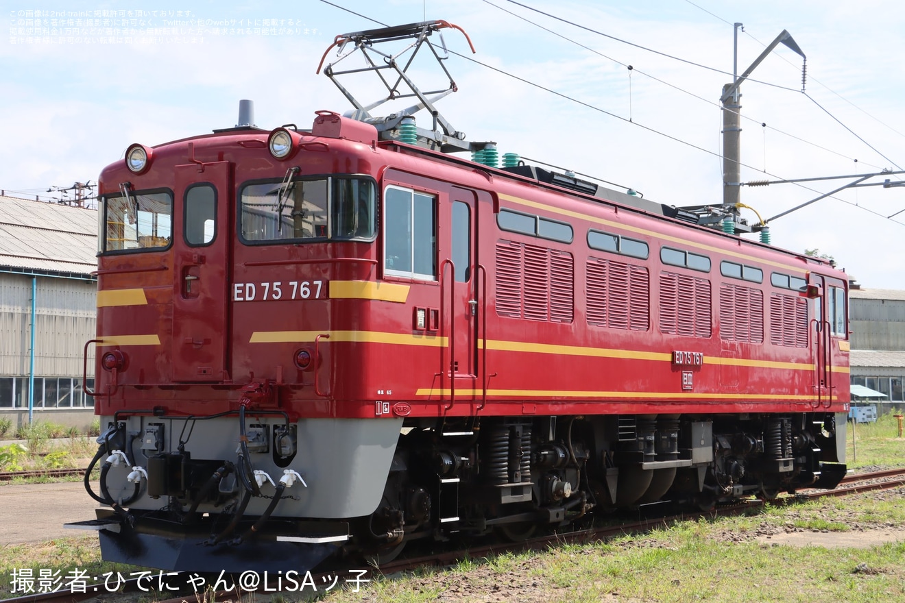 【JR東】秋田総合車両センター「ED75撮影会～オリエントサルーンの記憶～」開催の拡大写真