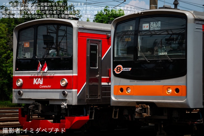 【KCI】DEPO DEPOK TOUR EVENTで埼京線、横浜線、南武線、武蔵野線時代の205系が再現をDepok車両基地で撮影した写真