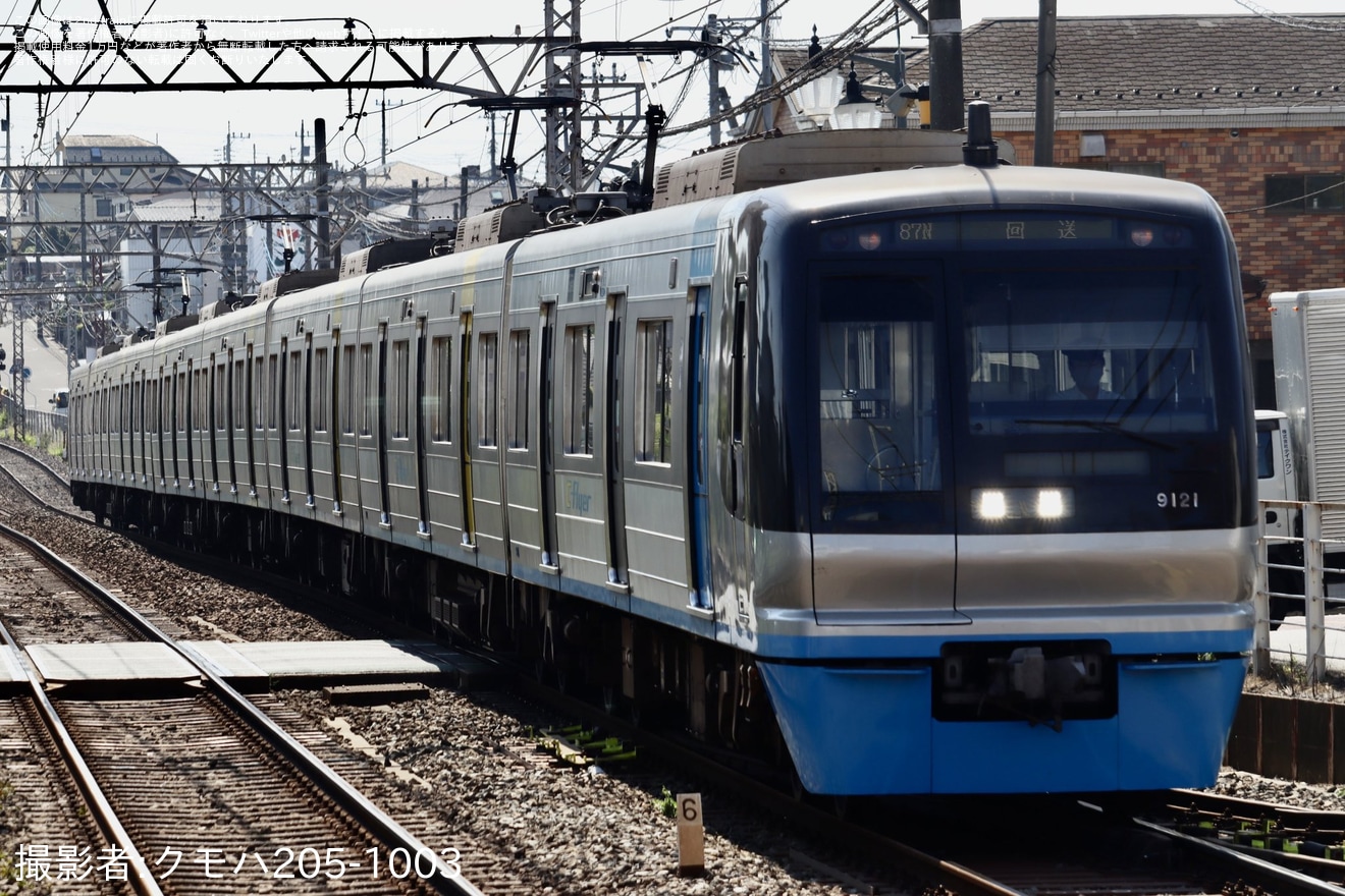 【北総】9100形9128編成 宗吾車両基地へ回送（202508）の拡大写真