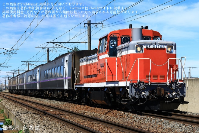 【JR北】キハ260-1332+ST-1224+ST-1211編成苗穂工場入場回送