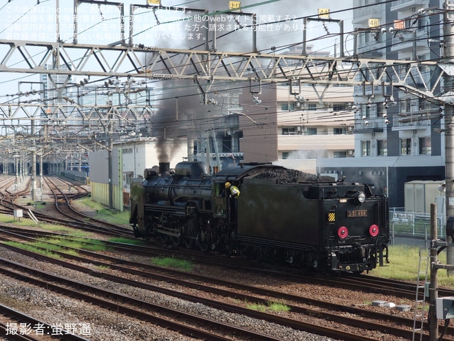 【JR東】D51-498が高崎駅構内で試運転を実施を不明で撮影した写真