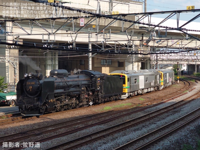 【JR東】D51-498が高崎駅構内で試運転を実施を不明で撮影した写真