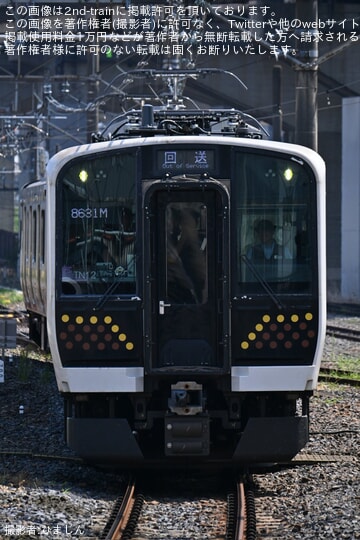 【JR東】E131系TN12編成大宮総合車両センター出場回送