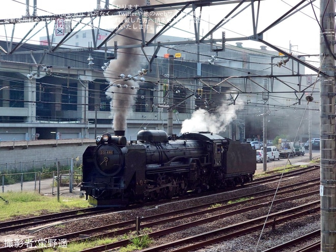 【JR東】D51-498が高崎駅構内で試運転を実施を不明で撮影した写真